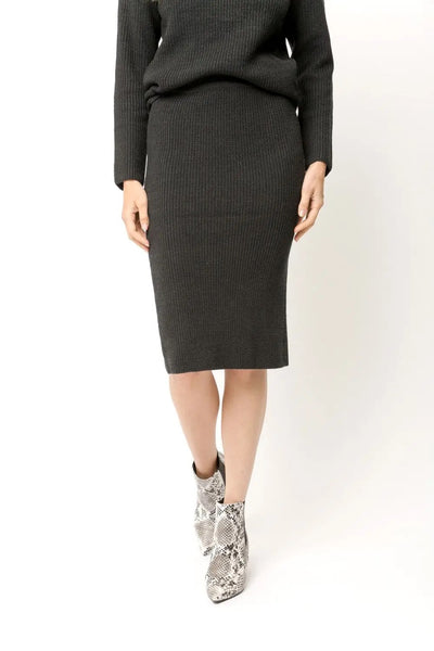 Knit Sweater Midi Skirt