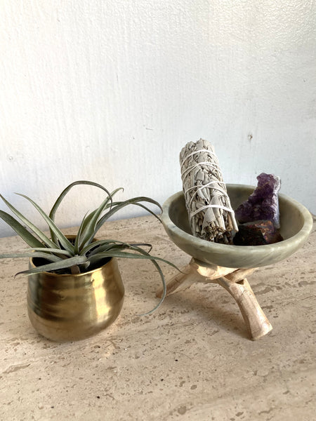 Natural Stone Smudge Bowl