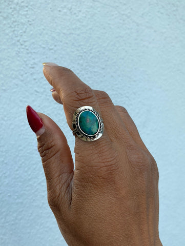 Gaby Azurite Stone Ring