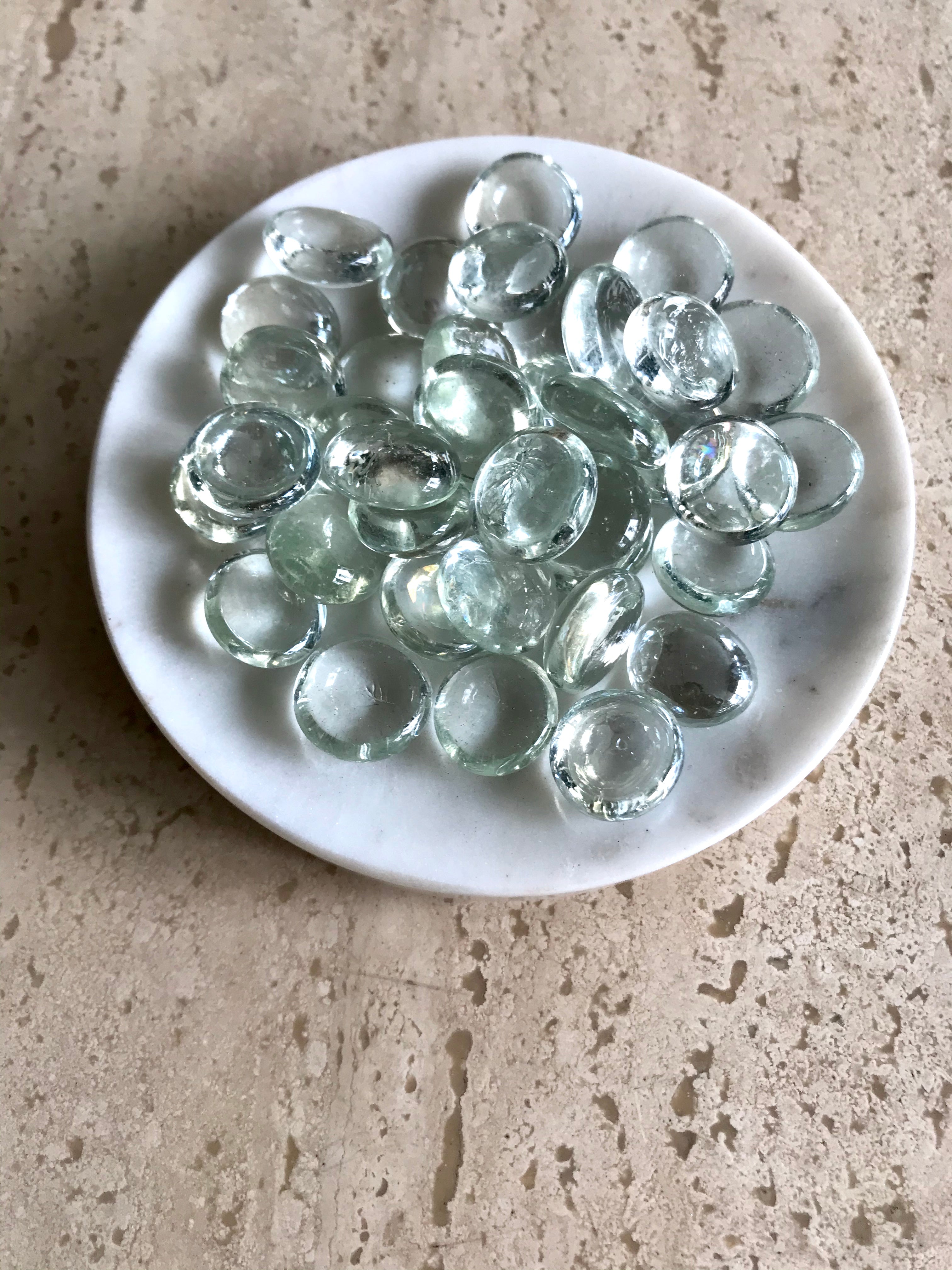 Terrarium Clear Polished Glass Gems