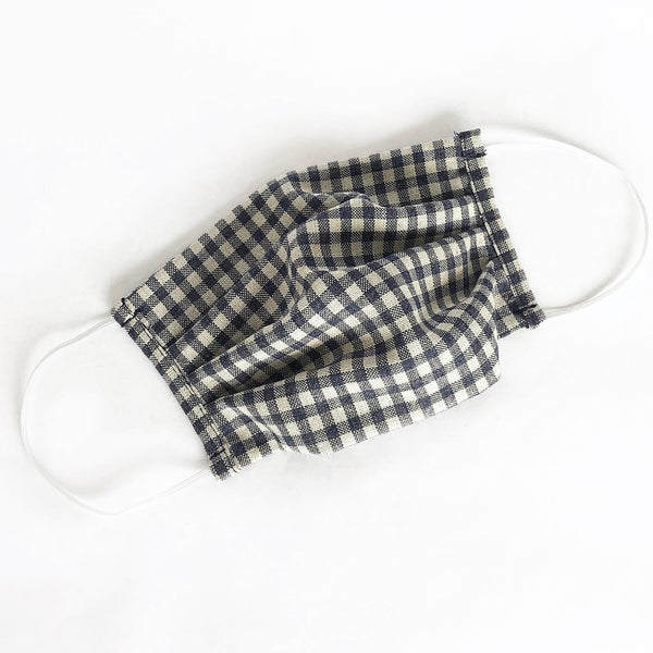 MAKE Collectives Linen Cotton Pleated Mask