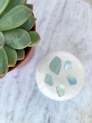 Blue Topaz Crystal Stone