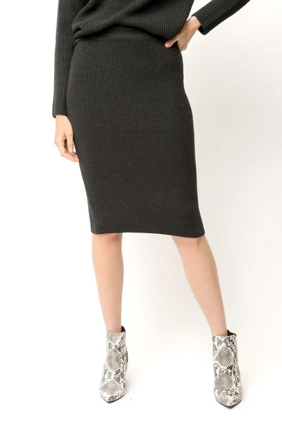 Knit Sweater Midi Skirt