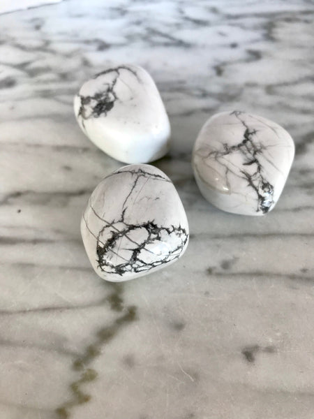 White Howlite Crystal Stone