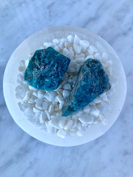 Blue Apatite Crystal Stone