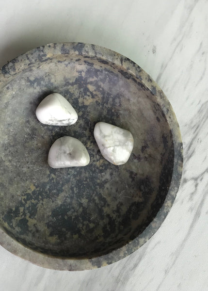 White Howlite Crystal Stone