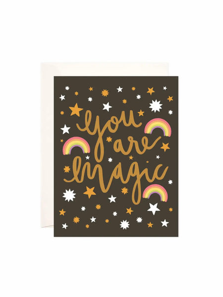 Bloomwolf Studio You Are Magic Greeting Card