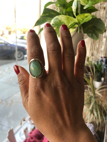 Gaby Aventurine Stone Ring