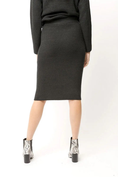 Knit Sweater Midi Skirt