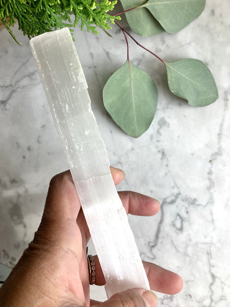 Selenite Crystal Wand *various sizes available