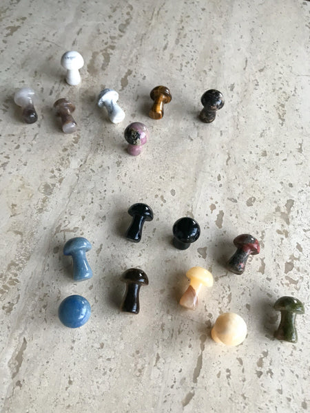 Crystal Mushroom Sculptured Stone