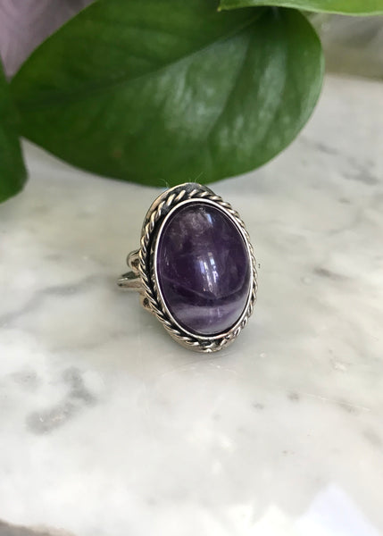 Gaby Amethyst Stone Ring
