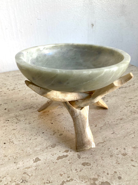 Natural Stone Smudge Bowl