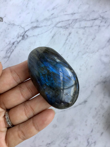 Labradorite Palm Crystal Stone