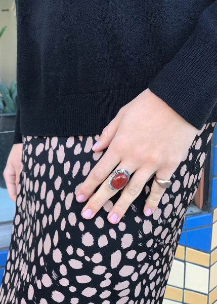 Gaby Carnelian Stone Ring