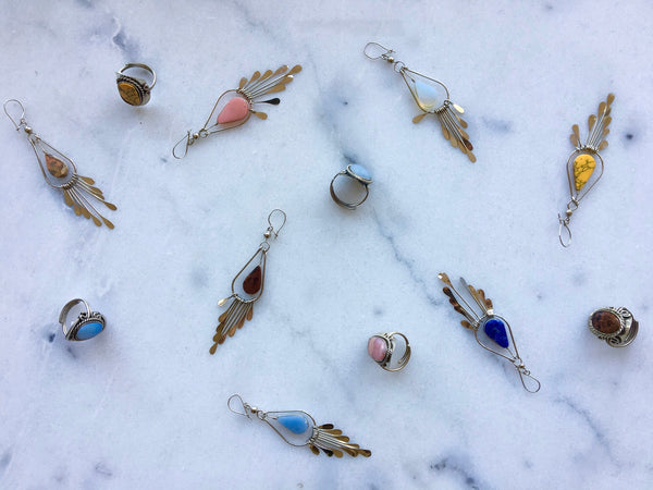 Gaby Opaline Stone Ring