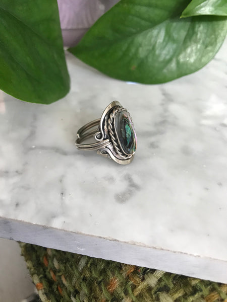 Gaby Abalone Shell Ring