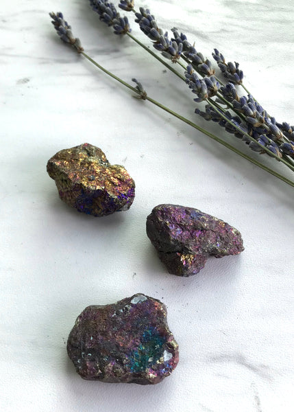 Chalcopyrite Crystal Stone (Peacock Ore)