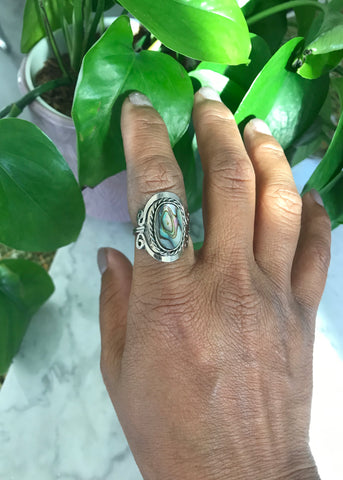 Gaby Abalone Shell Ring