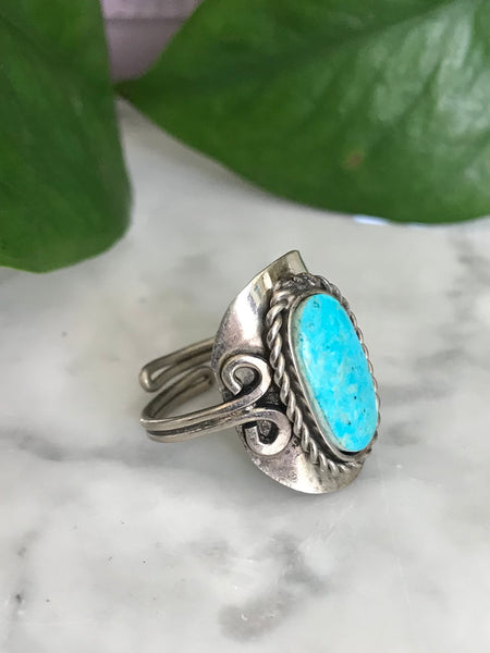 Gaby Amazonite Peruvian Ring