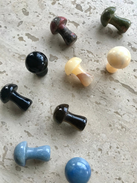 Crystal Mushroom Sculptured Stone